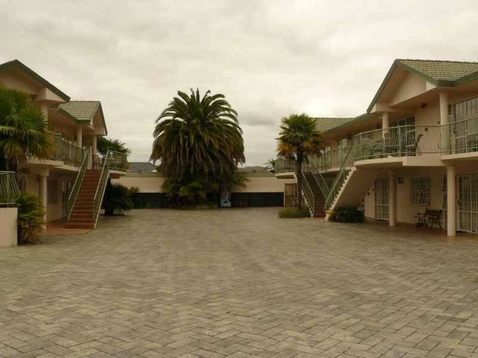 Innenhof des Motels Hotel Silver Fern Motor Inn