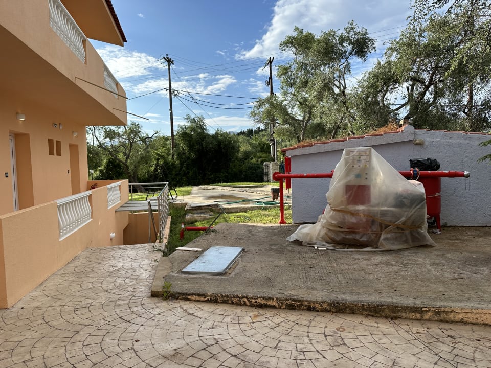 Außenansicht Ibiscus Hotel Corfu