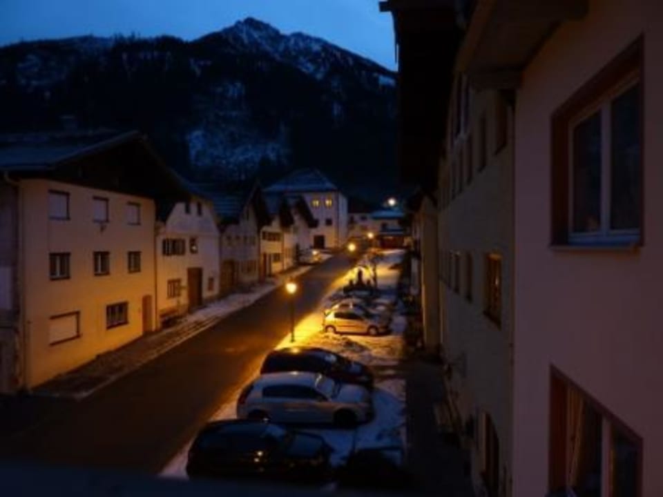 Blick von Zimmer 208 Aparthotel Grüner Baum Vils