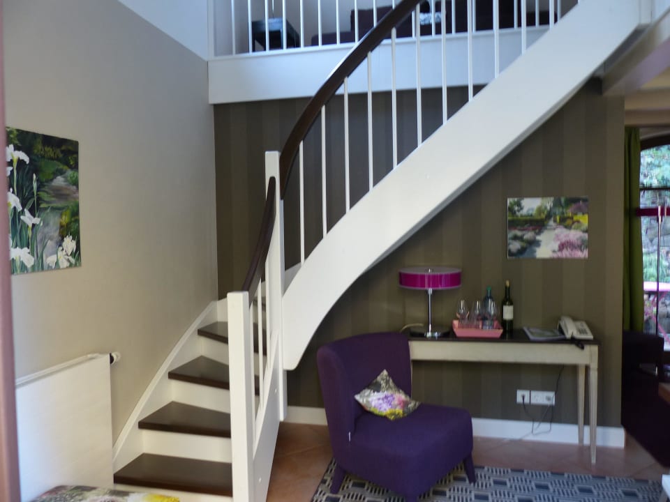 Treppe zur Galerie Hotel Fährhaus Meißen