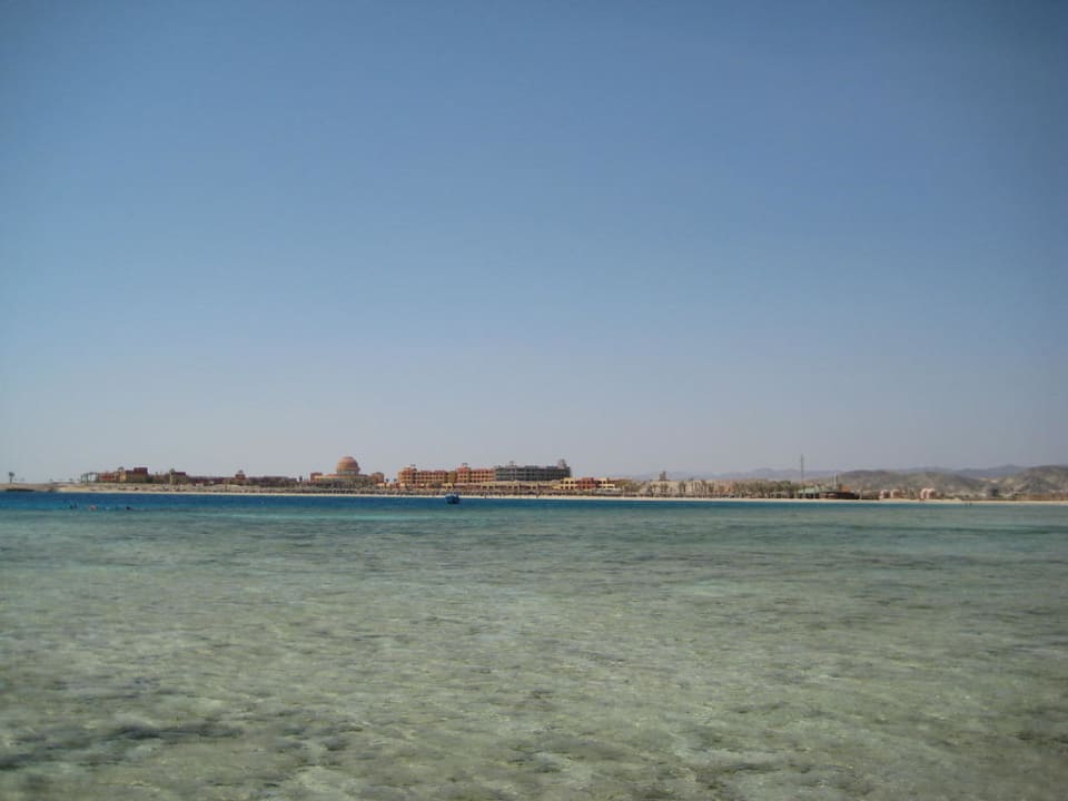 Blick vom neuen Hilton Richtung Sol y Mar Malikia Resort Abu Dabbab