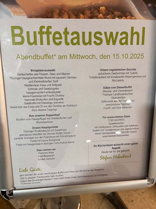 Gastro AHORN Panorama Hotel Oberhof