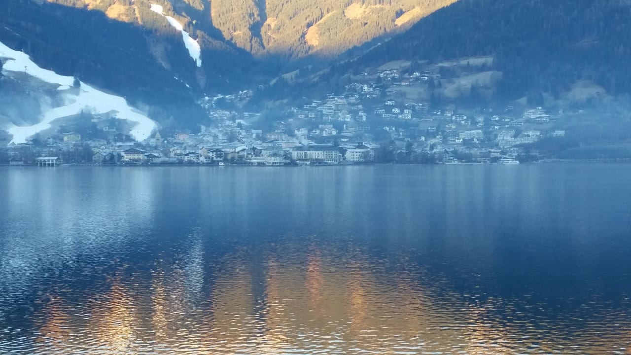 Der Ausblick auf die Stadt  Hotel Garni Seestrand