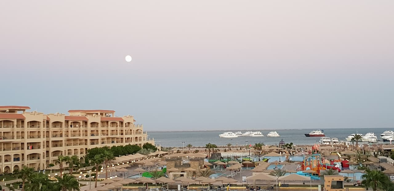 Ausblick Pickalbatros White Beach Resort - Hurghada