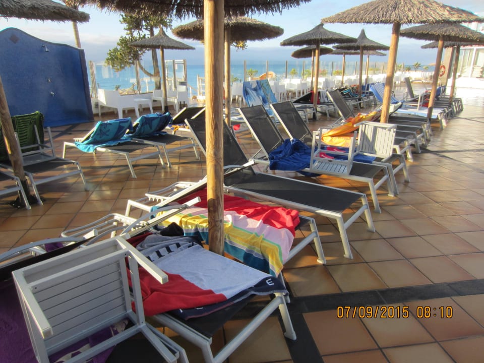 Reservierte Liegen  allsun App.-Hotel Barlovento