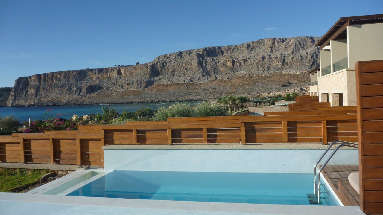 Ausblick vom Zimmer 912 Aquagrand Artistic Luxury Beach Resort - Adults only