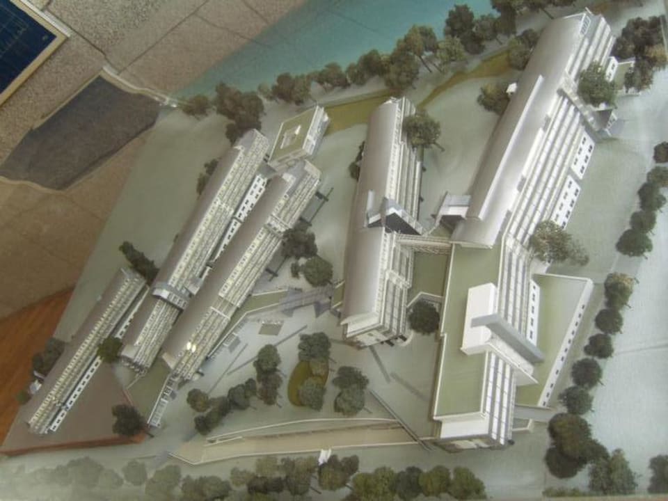 Hotelmodel in der Lobby Kongresshotel Potsdam am Templiner See