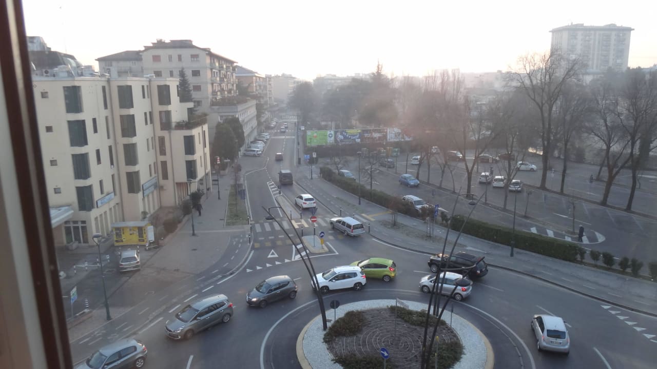Ausblick 4. Stock Hotel Apogia Sirio Venezia Mestre