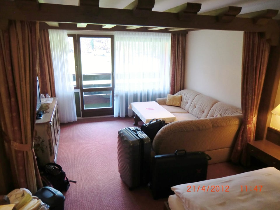 Sitzecke im Zmmer Alm- & Wellnesshotel Alpenhof