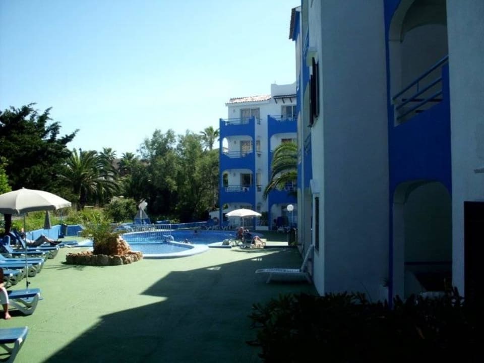 Blick durch die Anlage BJ Apartamentos Europa