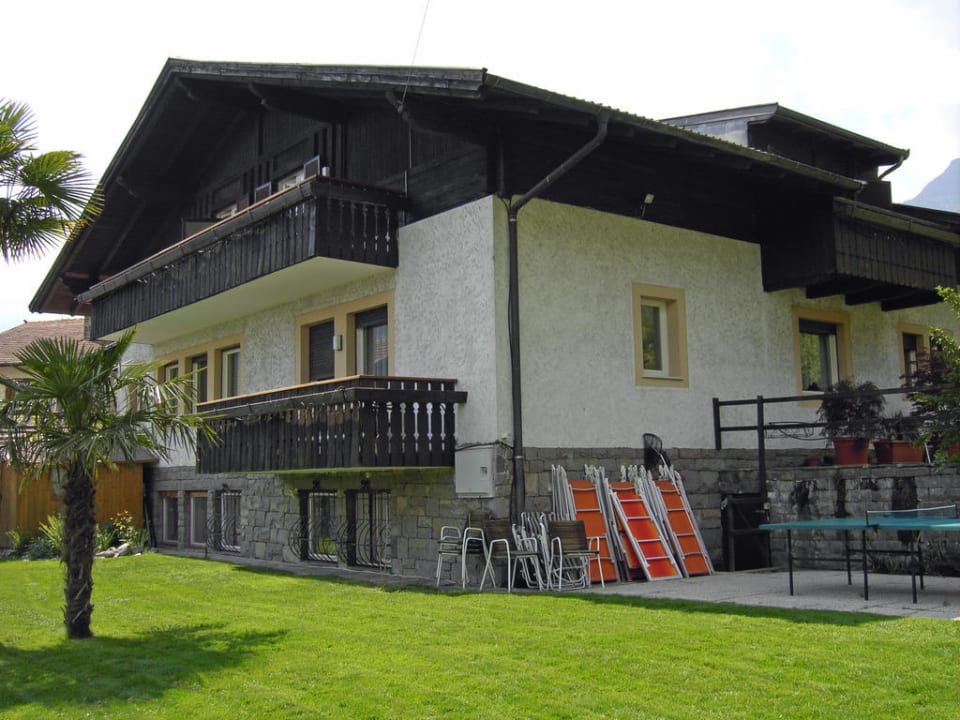 Blick vom Garten Oberangerhof