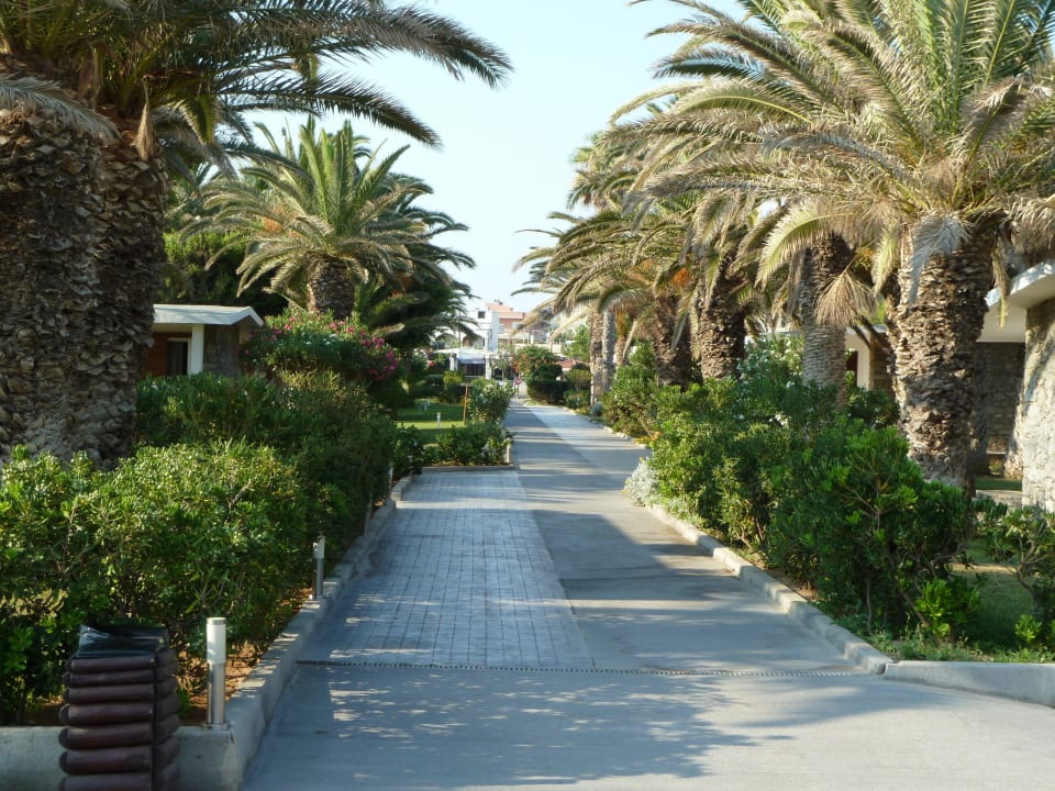 Weg zur Réception Civitel Creta Beach