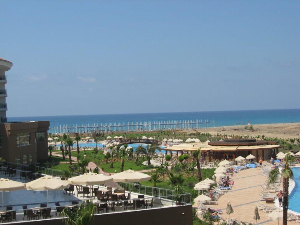 Blick vom Zimmer aus Seaden Sea World Resort & Spa