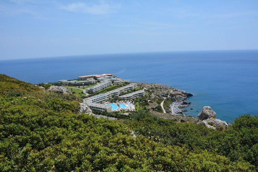 Hotel von oben... Hotel Kalithea Horizon Royal