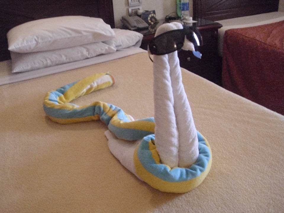 Auch nette Figuren wurden einem täglich gezaubert  Imperial Shams Abu Soma