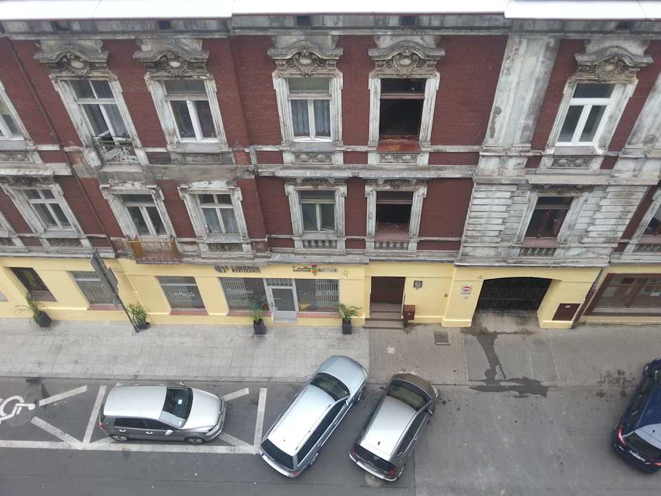 Zimmer 416 - Blick vom Balkon Hotel Grand