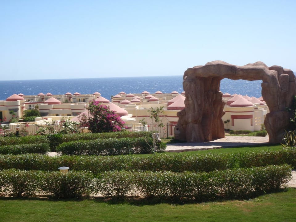 Blick über die Bungalows Siva Golden Bay Makadi