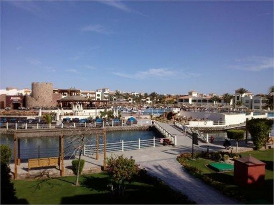 Vom Balkon aus Pickalbatros Dana Beach Resort - Hurghada