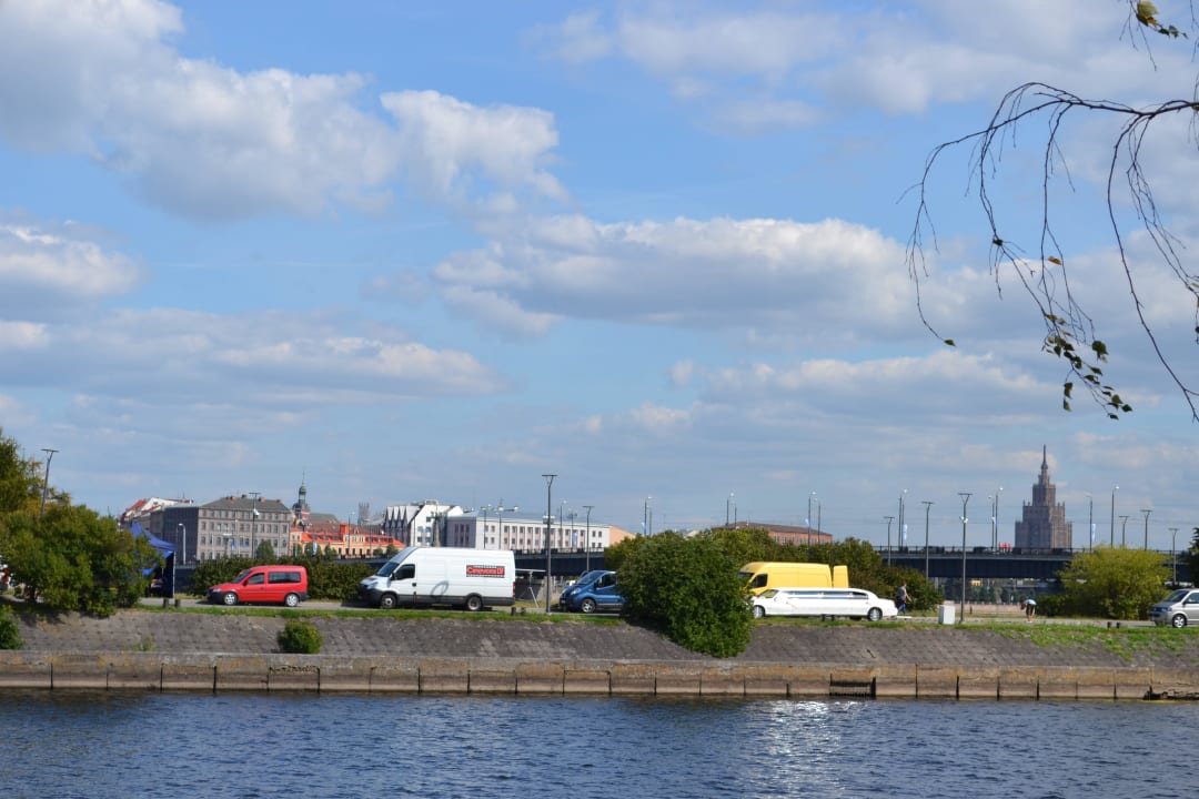 View from apartment Superior view to Riga over Daugava