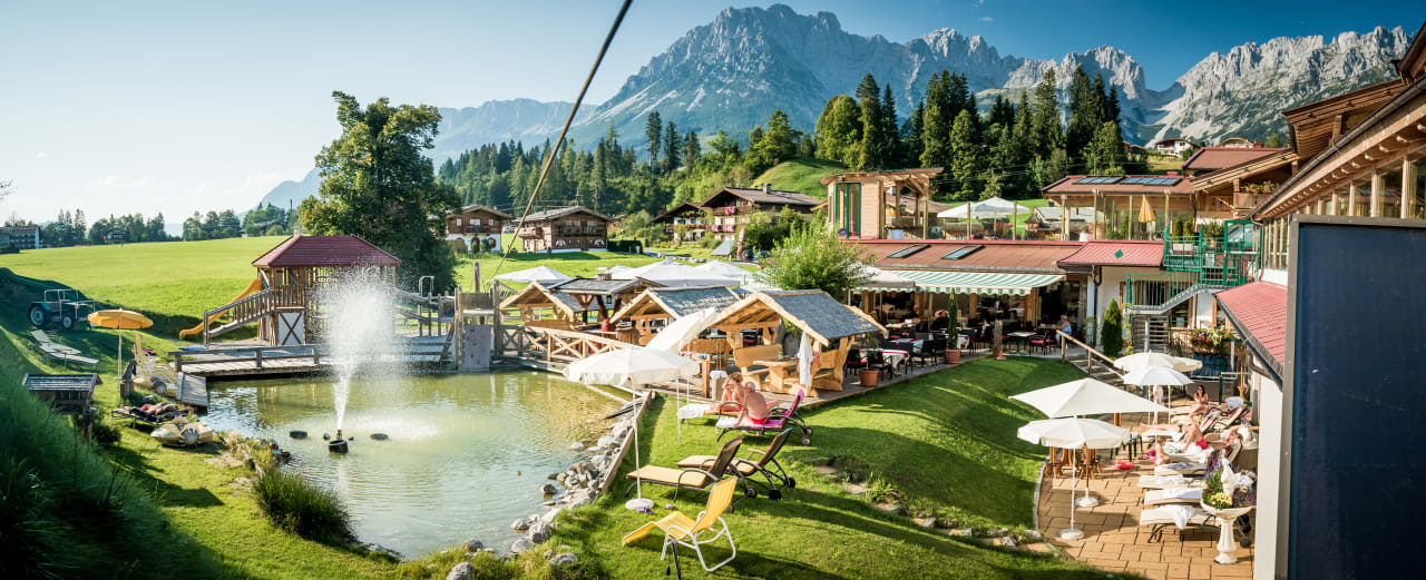 Gartenanlage Vitalhotel Sonnenhof