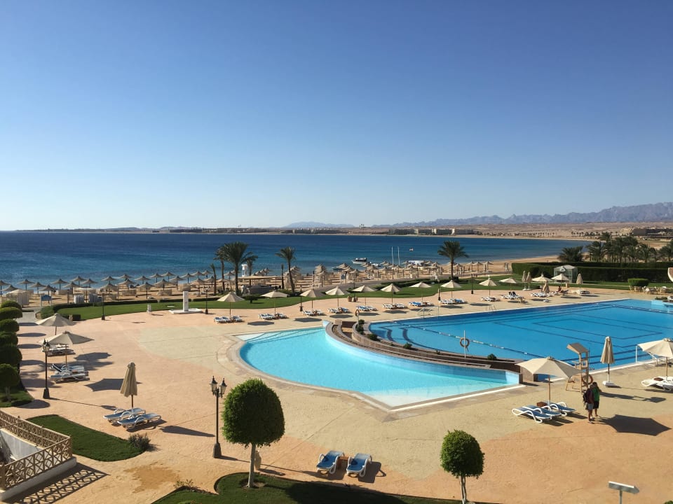 Blick vom Balkon  Old Palace Resort Sahl Hasheesh
