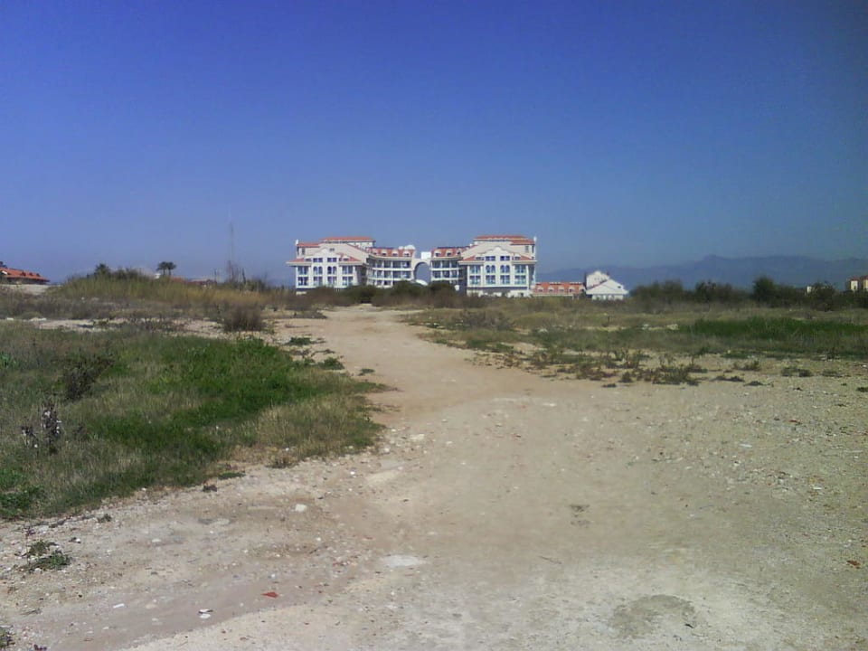 Blick vom Strand Richtung Hotel Hotel Sultan of Side