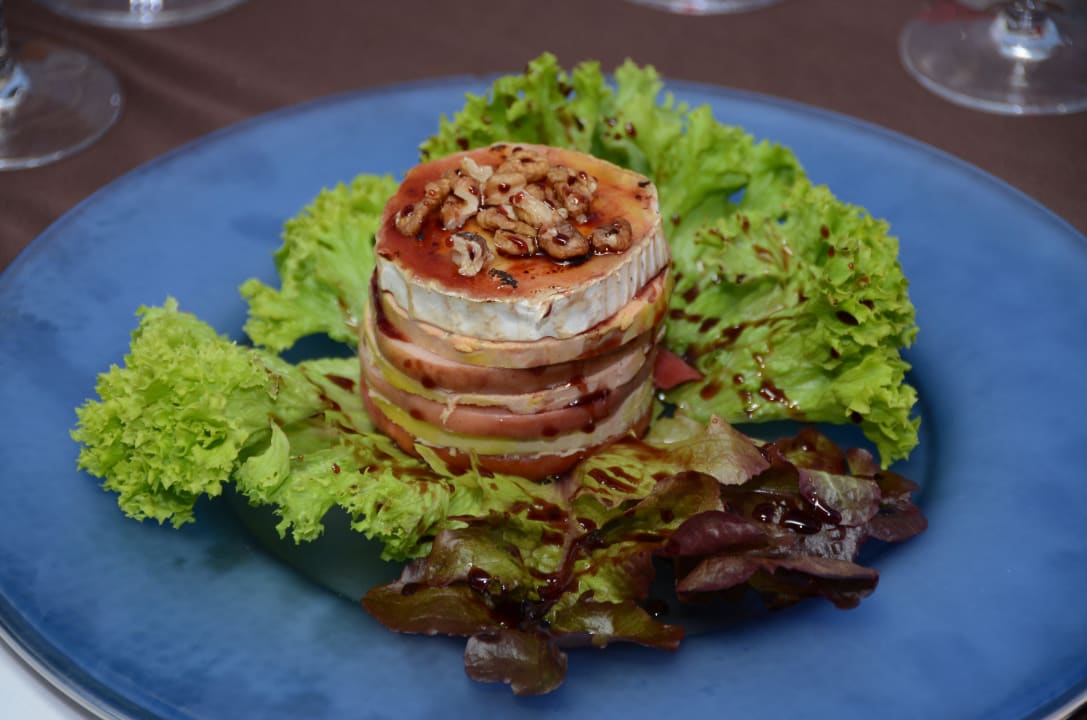 Mille-Feuille von Foie-gras von Kaia Restaurant Gloria Palace Royal Hotel & Spa