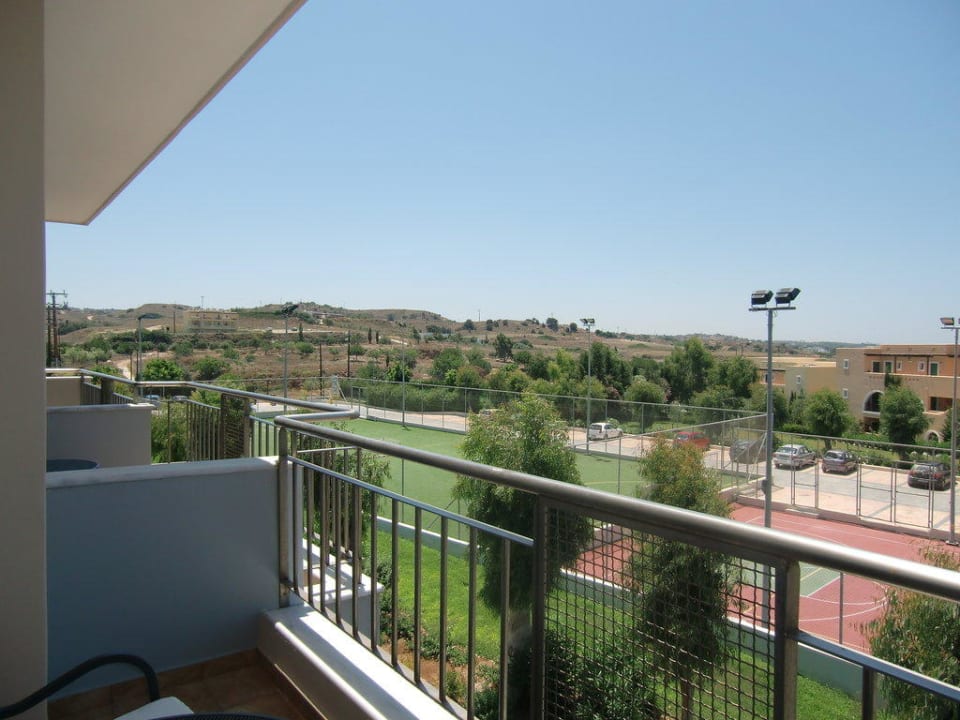 Blick vom Hotelzimmer aus Atlantica Marmari Palace