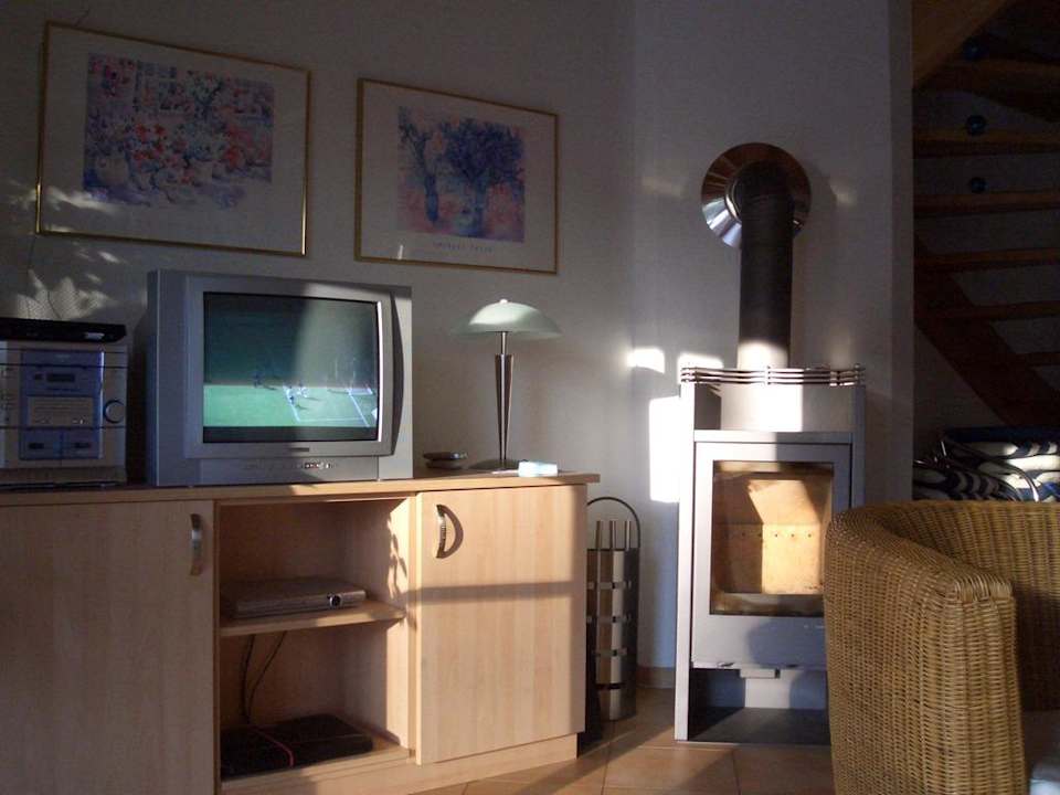 Wohnzimmer Hafendorf Rheinsberg Ferienhaus Merker S 16