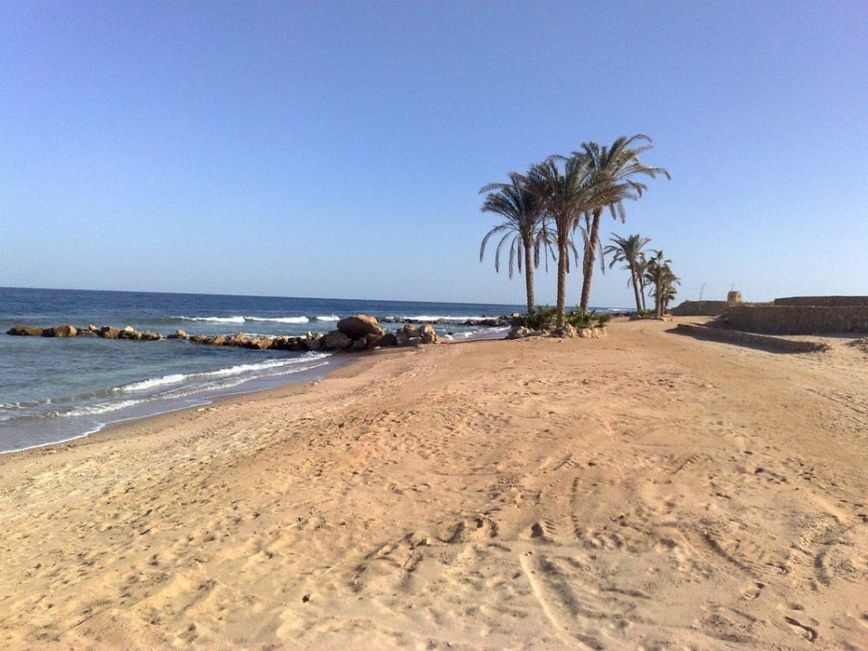 Am noch leeren Strand - Winter Pickalbatros Citadel Resort