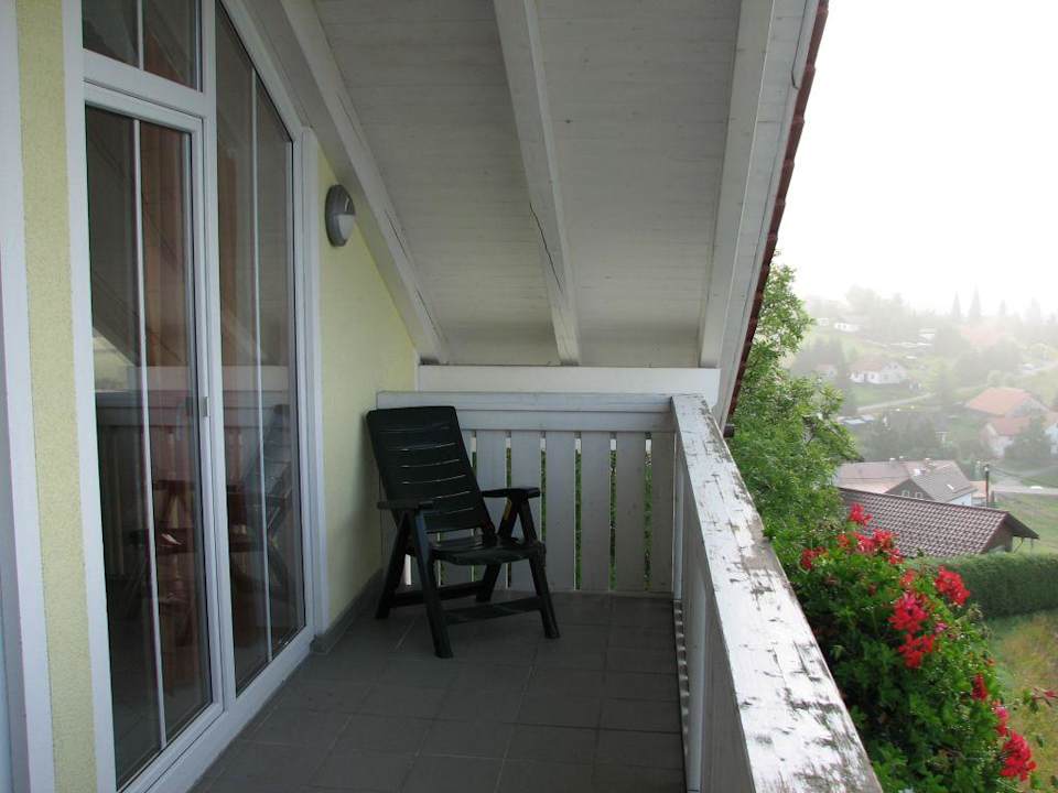 Balkon unserer Suite im 3. Stock Hotel Sternenzauber