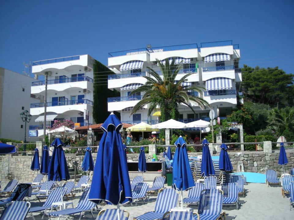 "Hotelansicht vom Strand" Margarita Sea Side Hotel (Kallithea