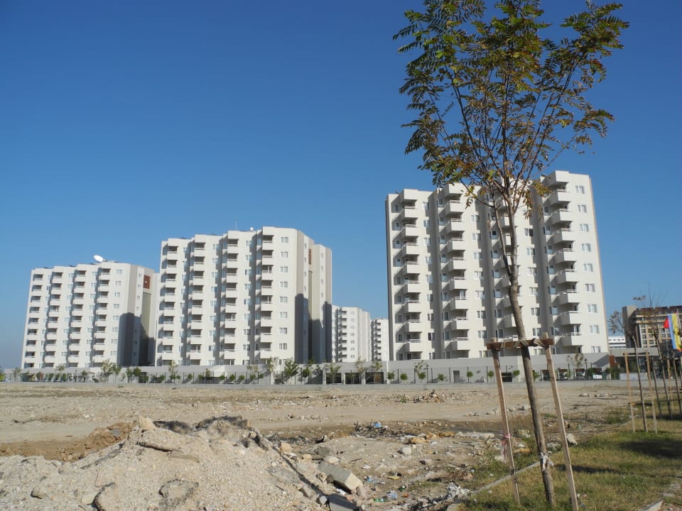 Rückseite der Hotelanlage Grand Park Lara Hotel