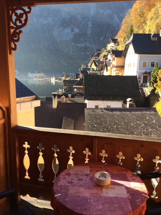 Ausblick von Zimmer 33 von einem der zwei Balkone Gasthof Weisses Lamm