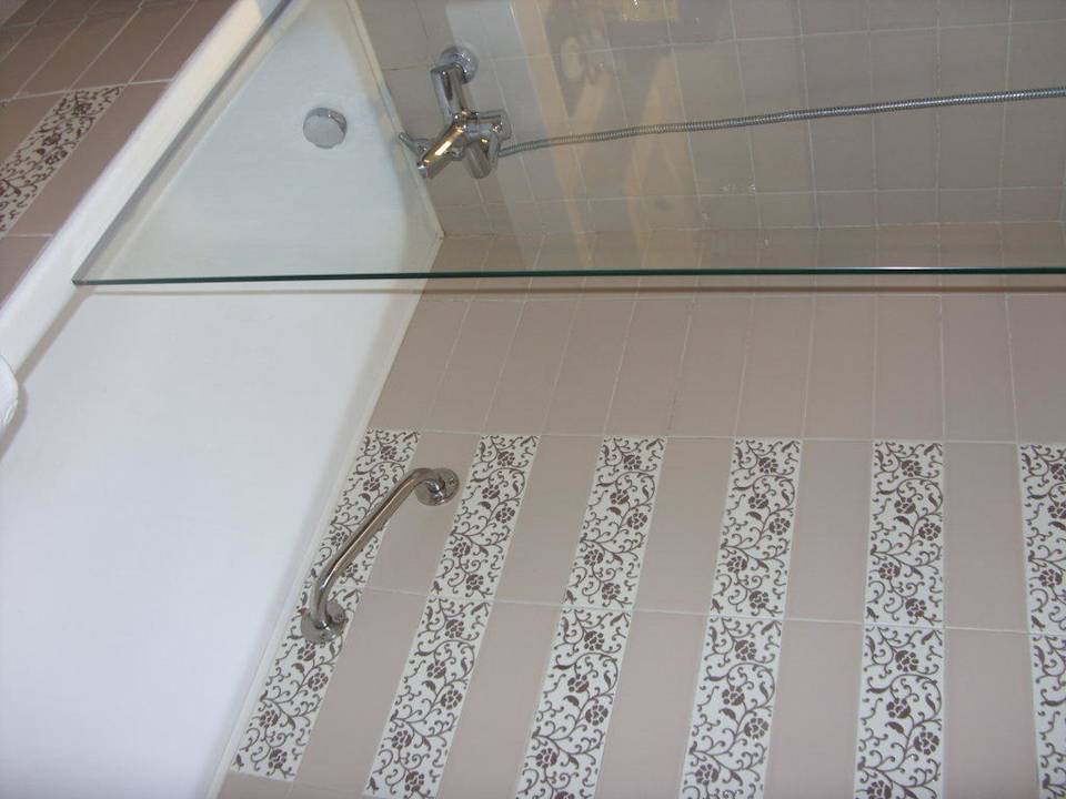 Badezimmer Dusche Hotel Rosa Beach