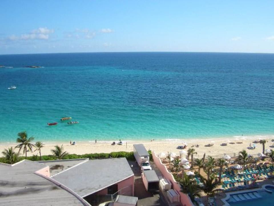 Nochmal der Ausblick aus dem Zimmer Atlantis Paradise Island Resort