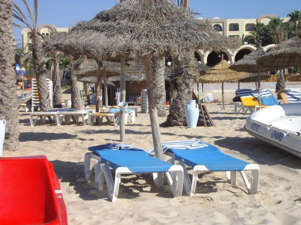 Morgens um 9Uhr am Strand. Hotel Paradis Palace