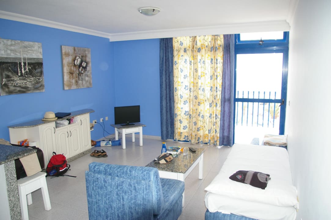 Wohnzimmer Ereza Apartamentos Los Hibiscos- Adults Only