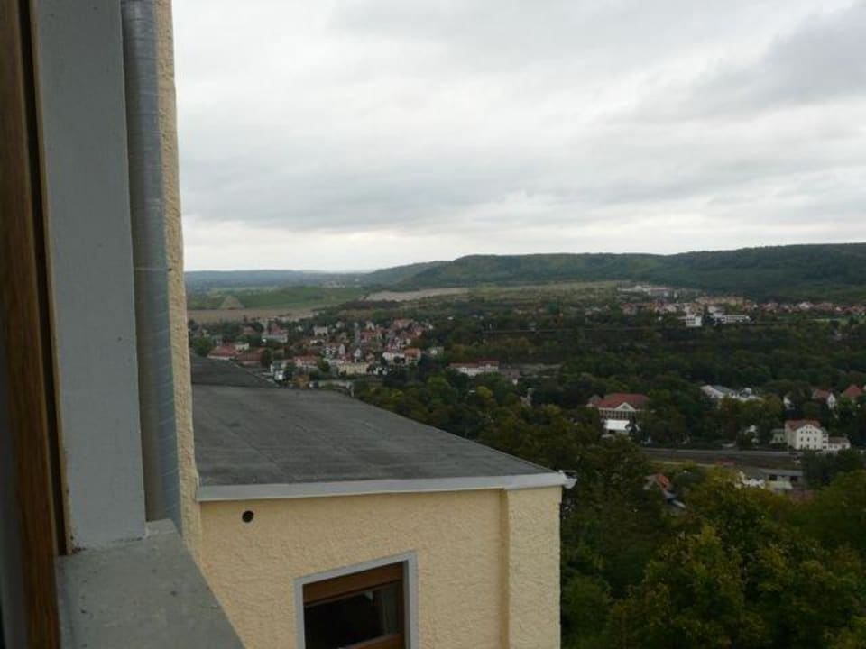 View out of my hotel room looking at Bad Kosen Berghotel Wilhelmsburg