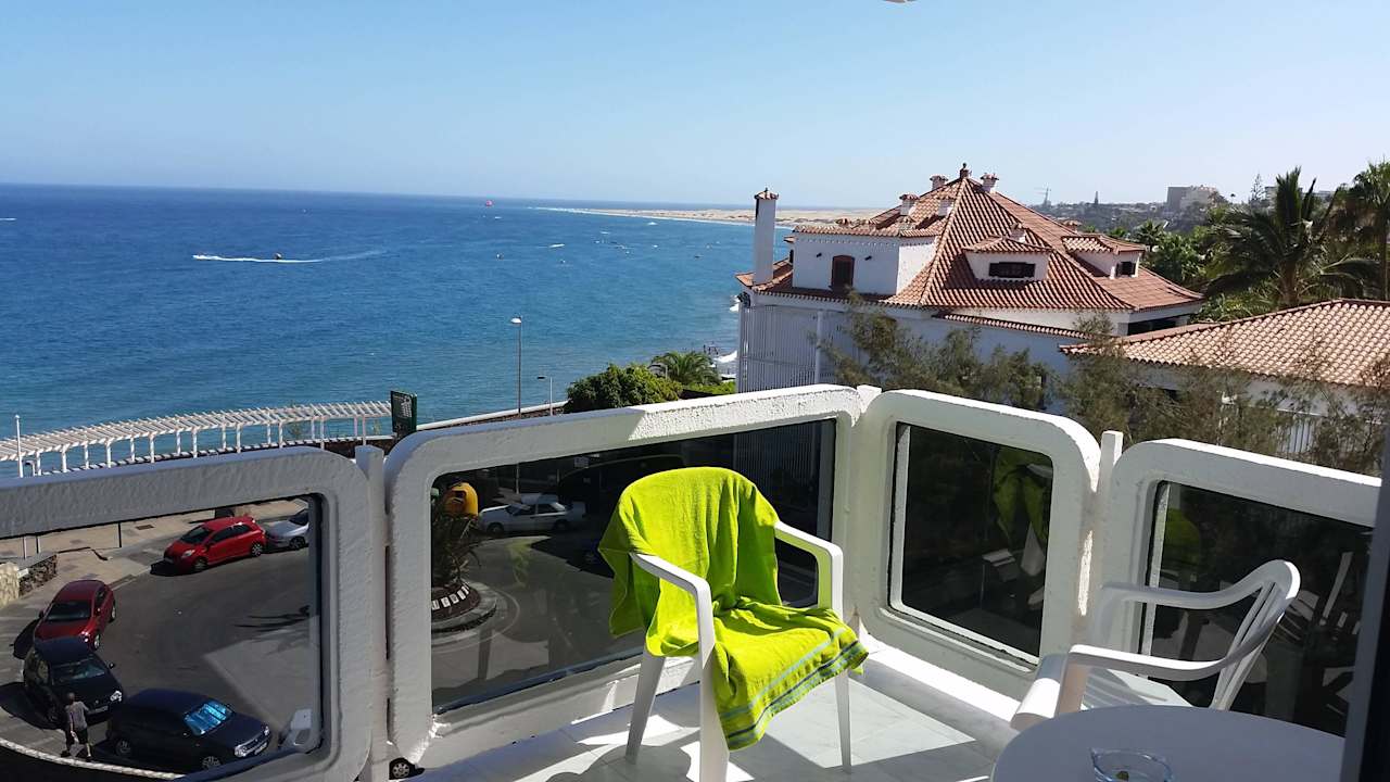 Blick vom Balkon Hotel Europalace