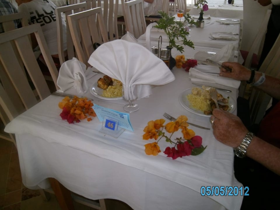 Unser Abschiedsessen Hotel Marhaba Club