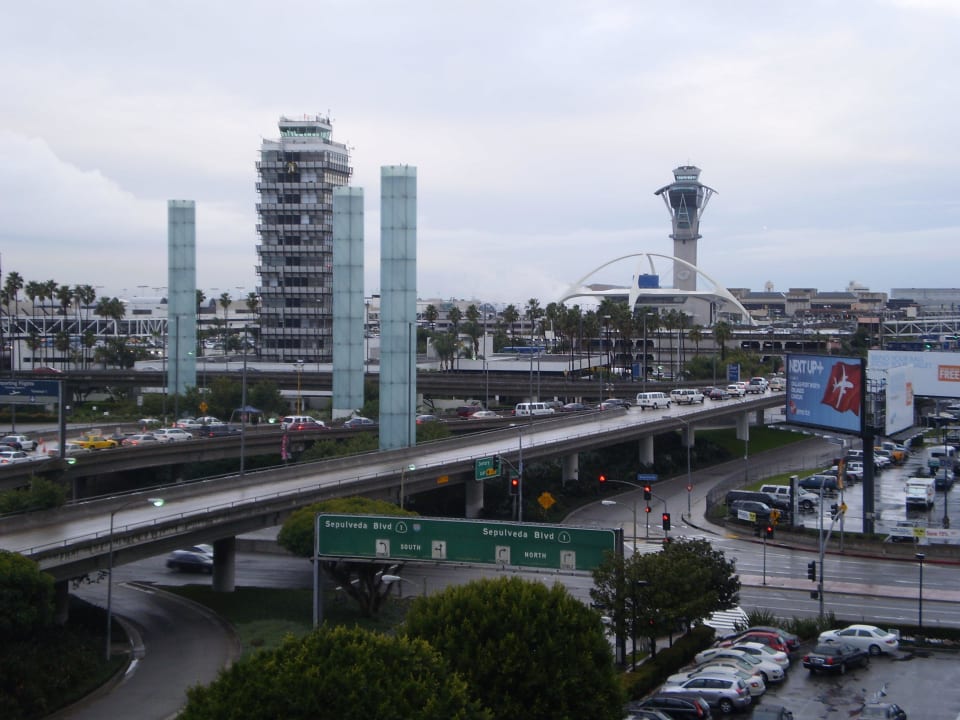 Blick vom Hotel auf Airport Hyatt Regency Los Angeles International Airport