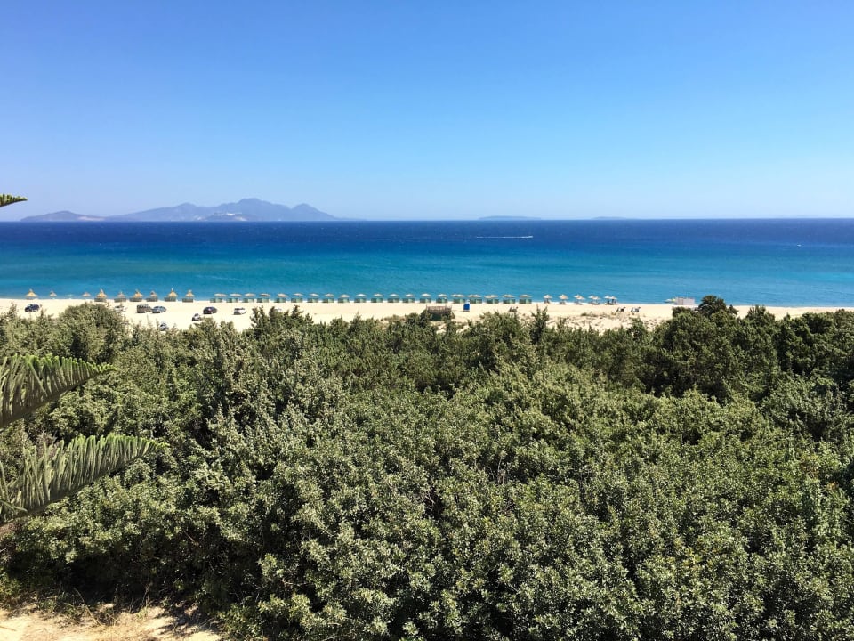 Blick auf Magic Beach von Kos Neptune Luxury Resort