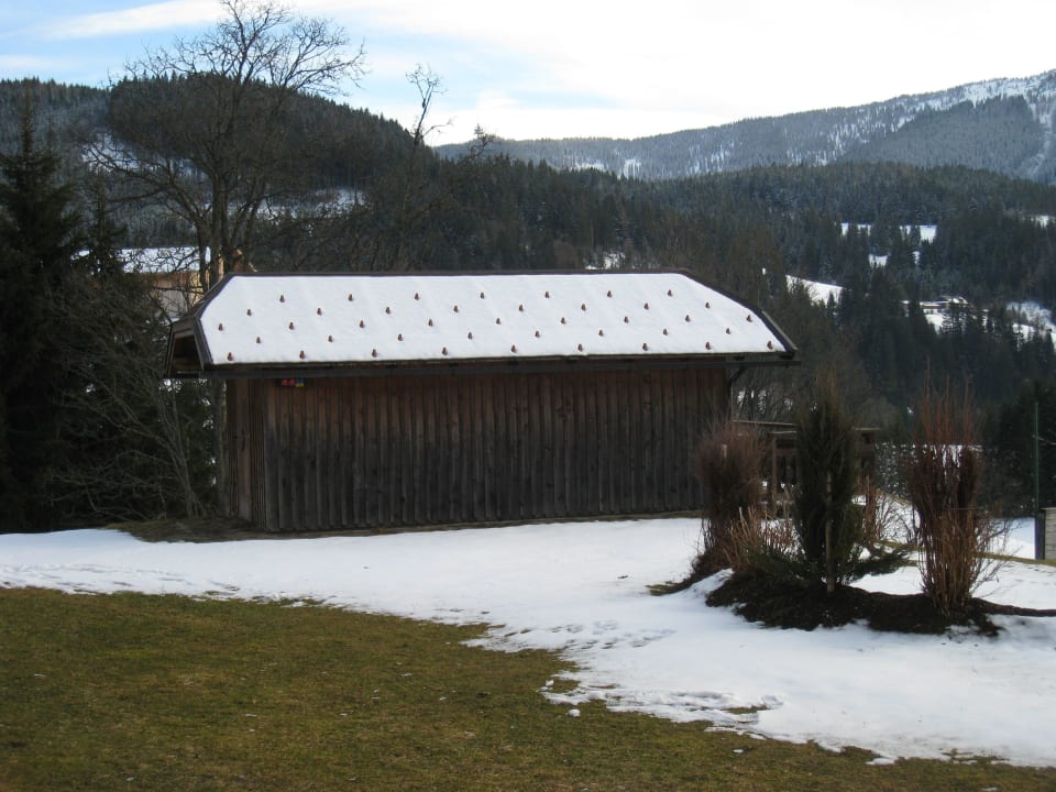 Ausblick vom Balkon Hotel Neubergerhof