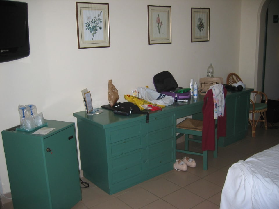 Einrichtung des Zimmers Hotel Le Dune