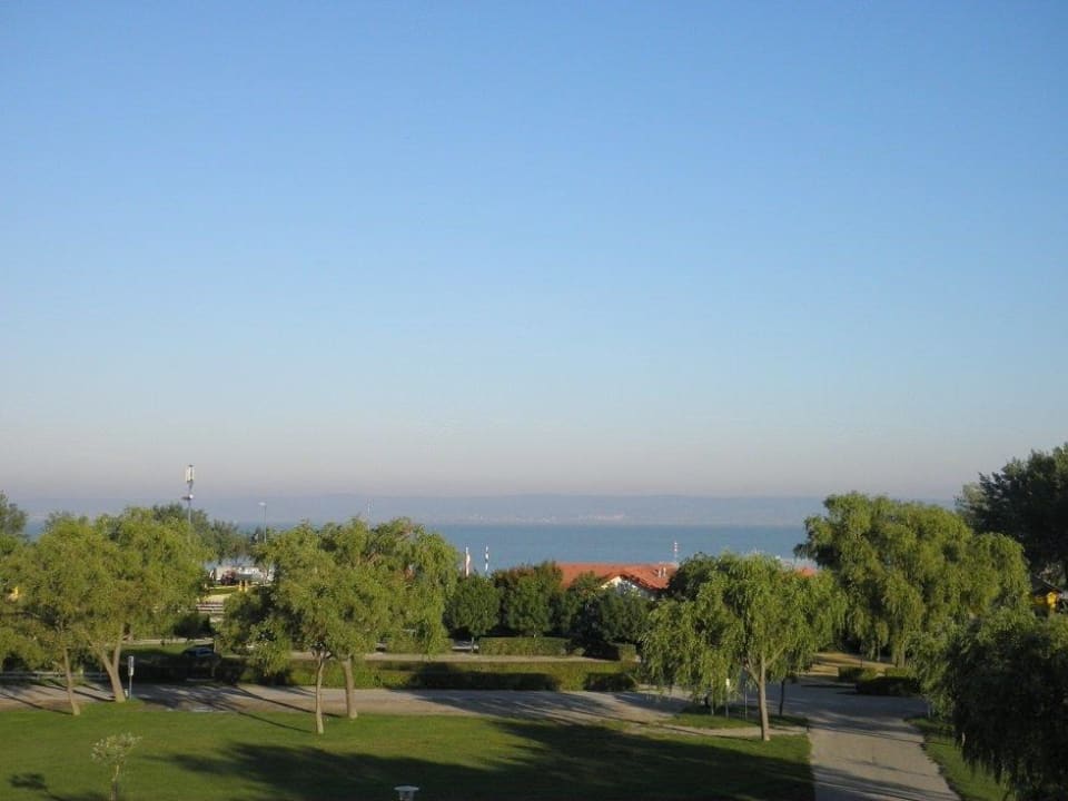 Blick vom Balkon zum Neusiedler See Seehof