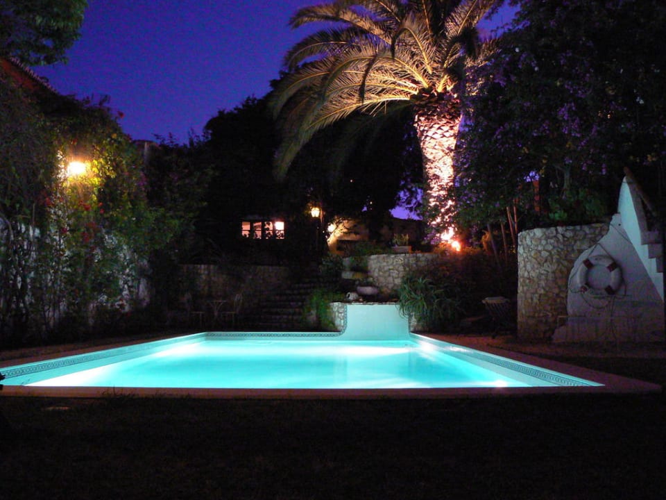 Pool am Abend Hotel A Beira Sol