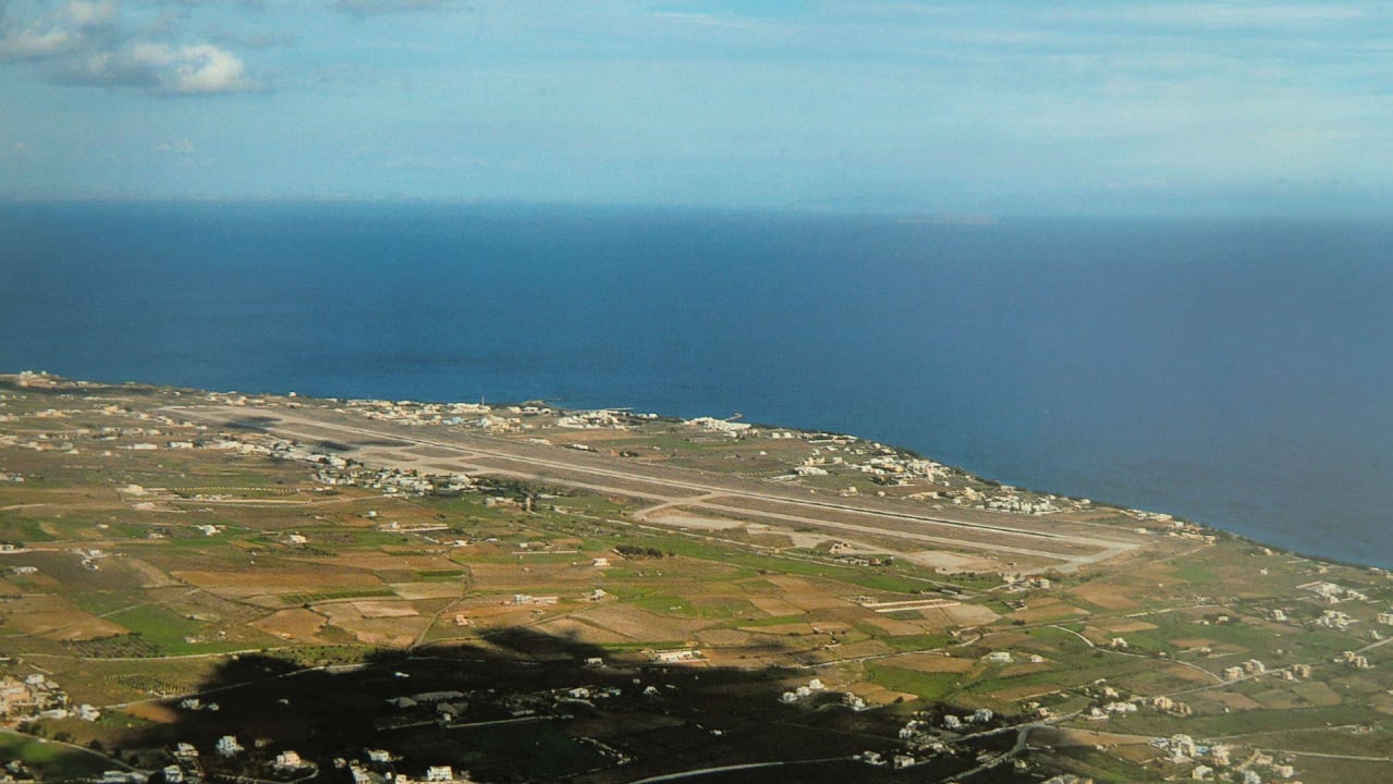 Richtung Flughafen Lilium Santorini Hotel