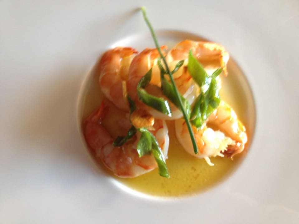 Garten Bistro: Gambas spanische Art Barceló Royal Beach