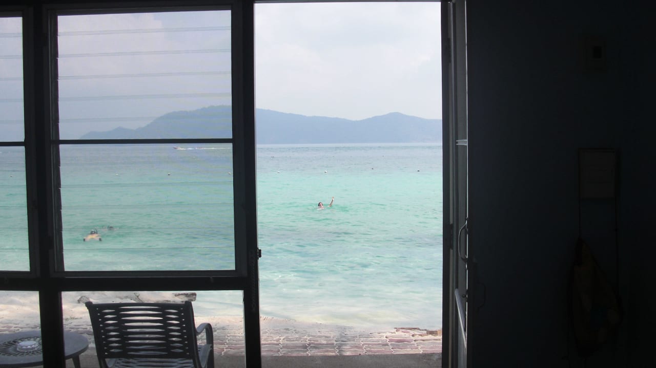 Ausblick vom Beach Bungalow Hotel Coral Island Resort